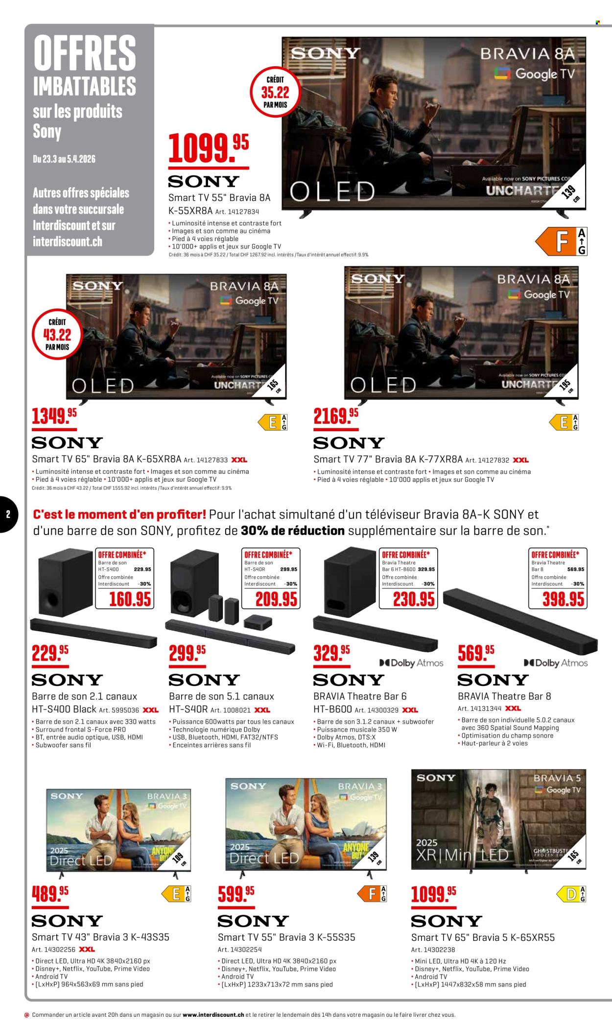 Prospekt Interdiscount - 23.3.2026 - 5.4.2026. Seite 2
