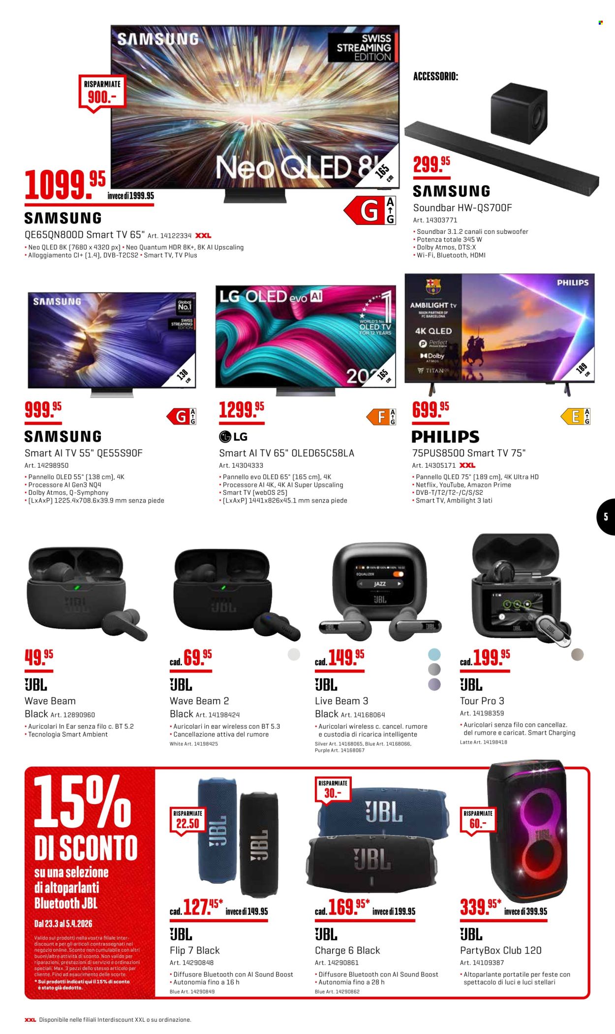 Volantino Interdiscount - 23.3.2026 - 5.4.2026. Pagina 5