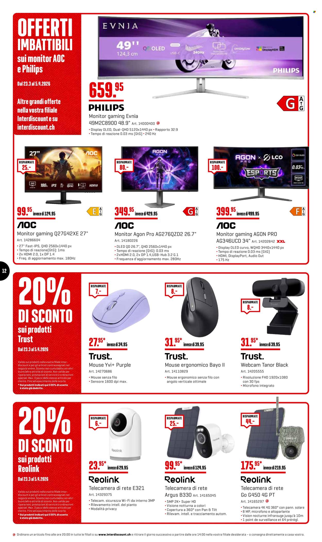 Volantino Interdiscount - 23.3.2026 - 5.4.2026. Pagina 12