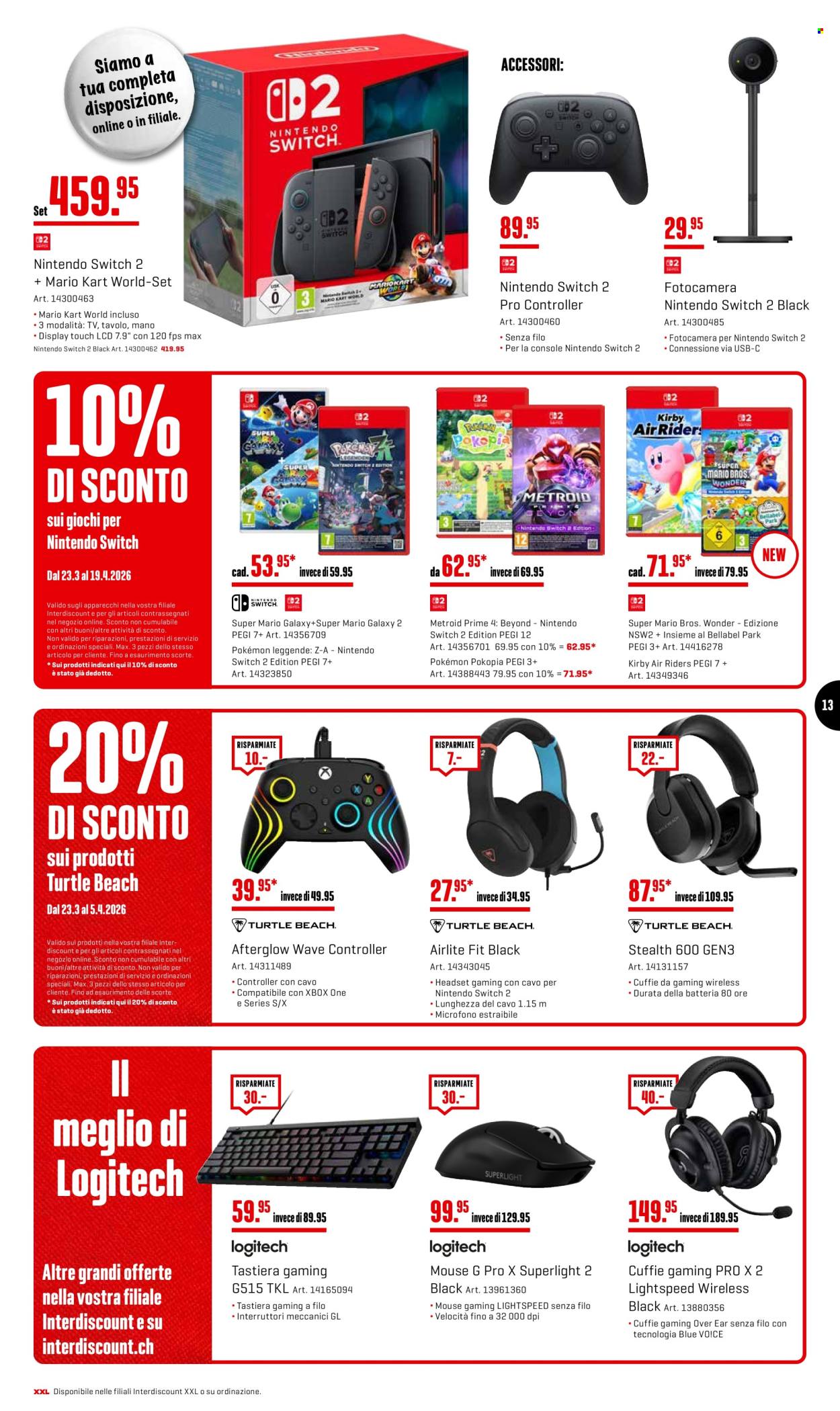 Volantino Interdiscount - 23.3.2026 - 5.4.2026. Pagina 13