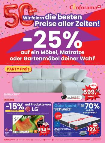 Volantino Conforama - 25.3.2026 - 7.4.2026.