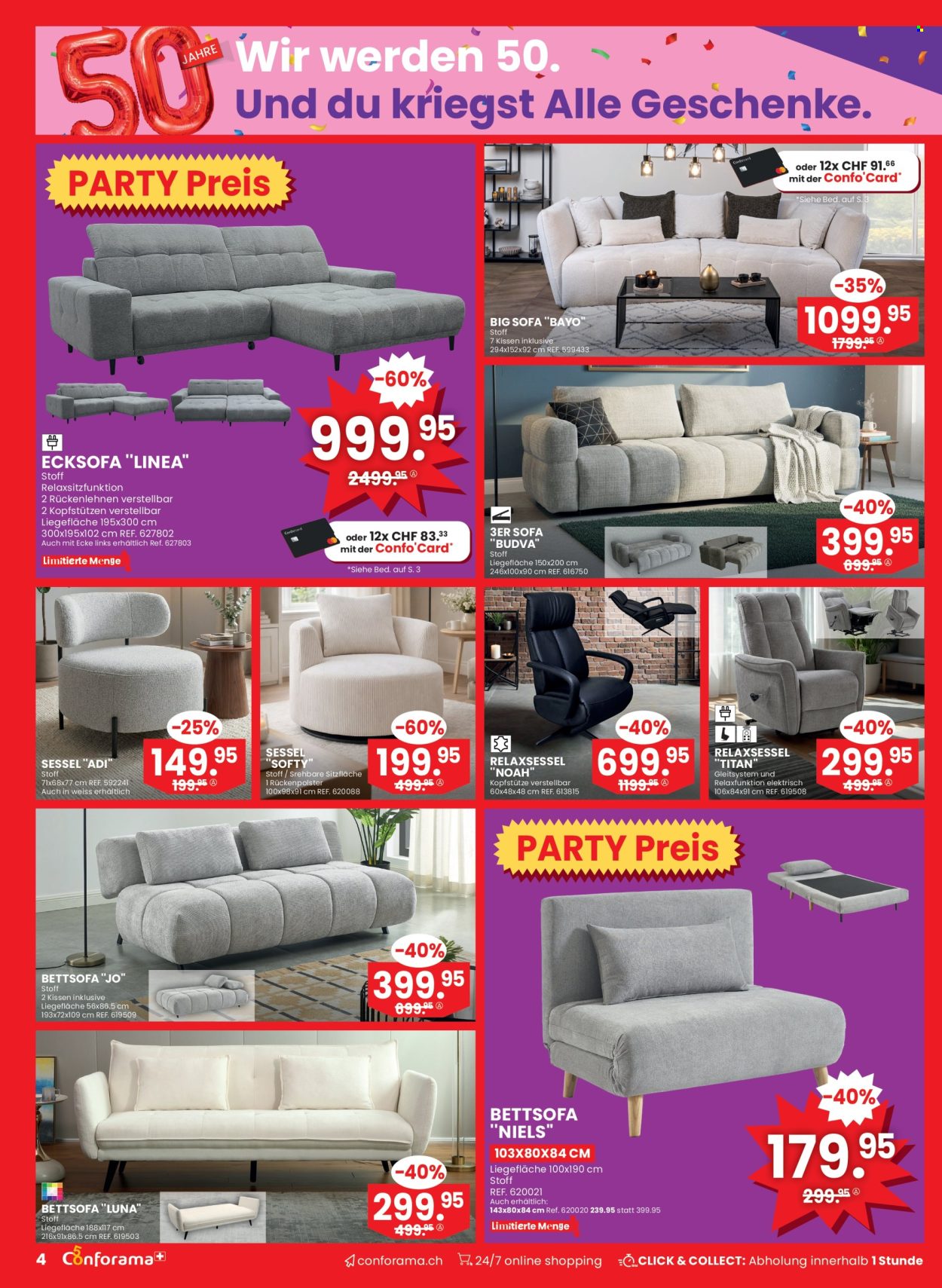 Volantino Conforama - 25.3.2026 - 7.4.2026. Pagina 4