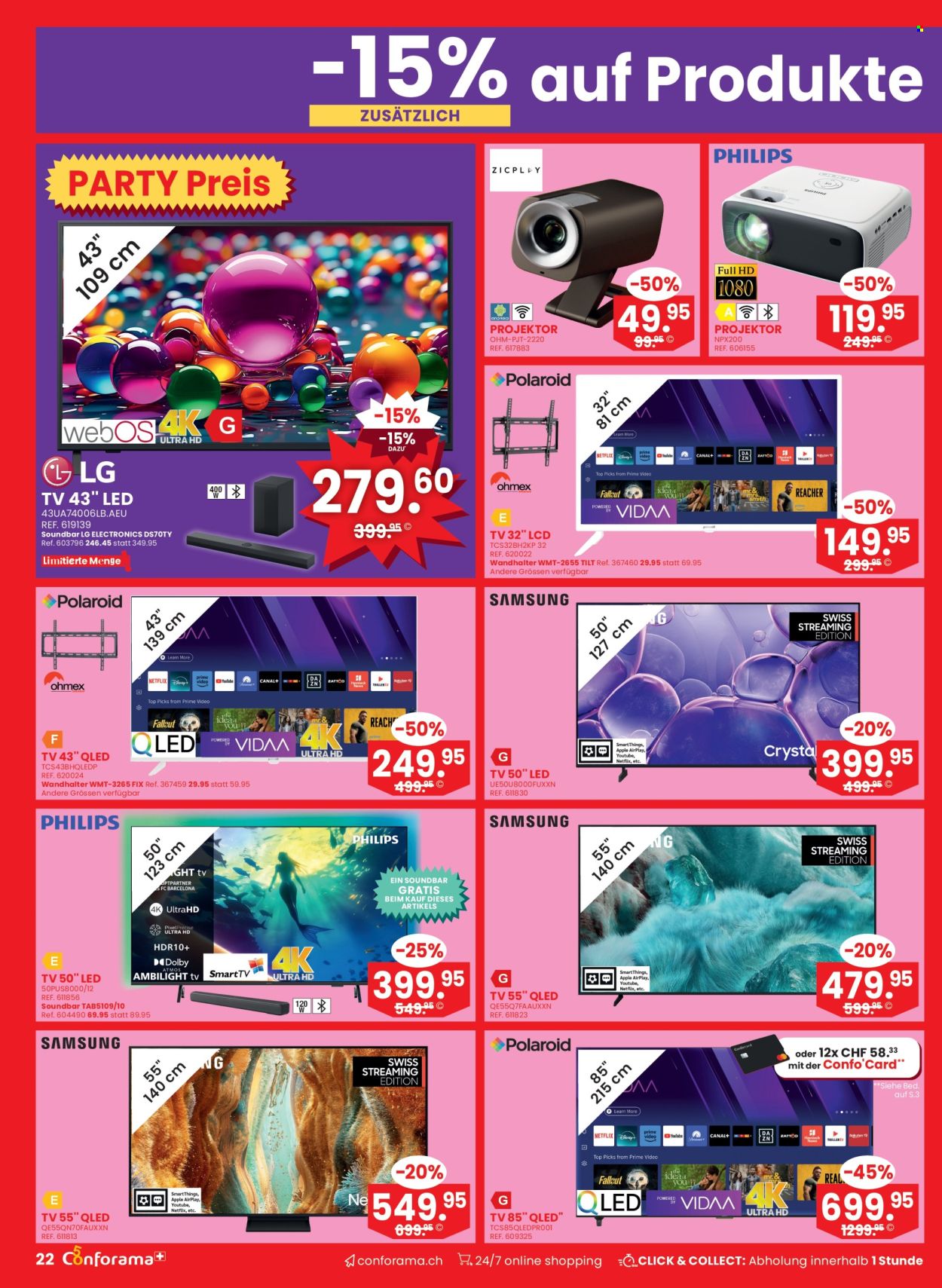 Volantino Conforama - 25.3.2026 - 7.4.2026. Pagina 22