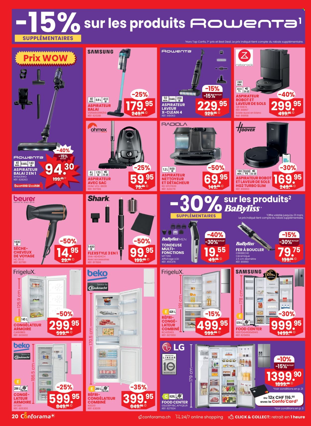 Volantino Conforama - 25.3.2026 - 7.4.2026. Pagina 20
