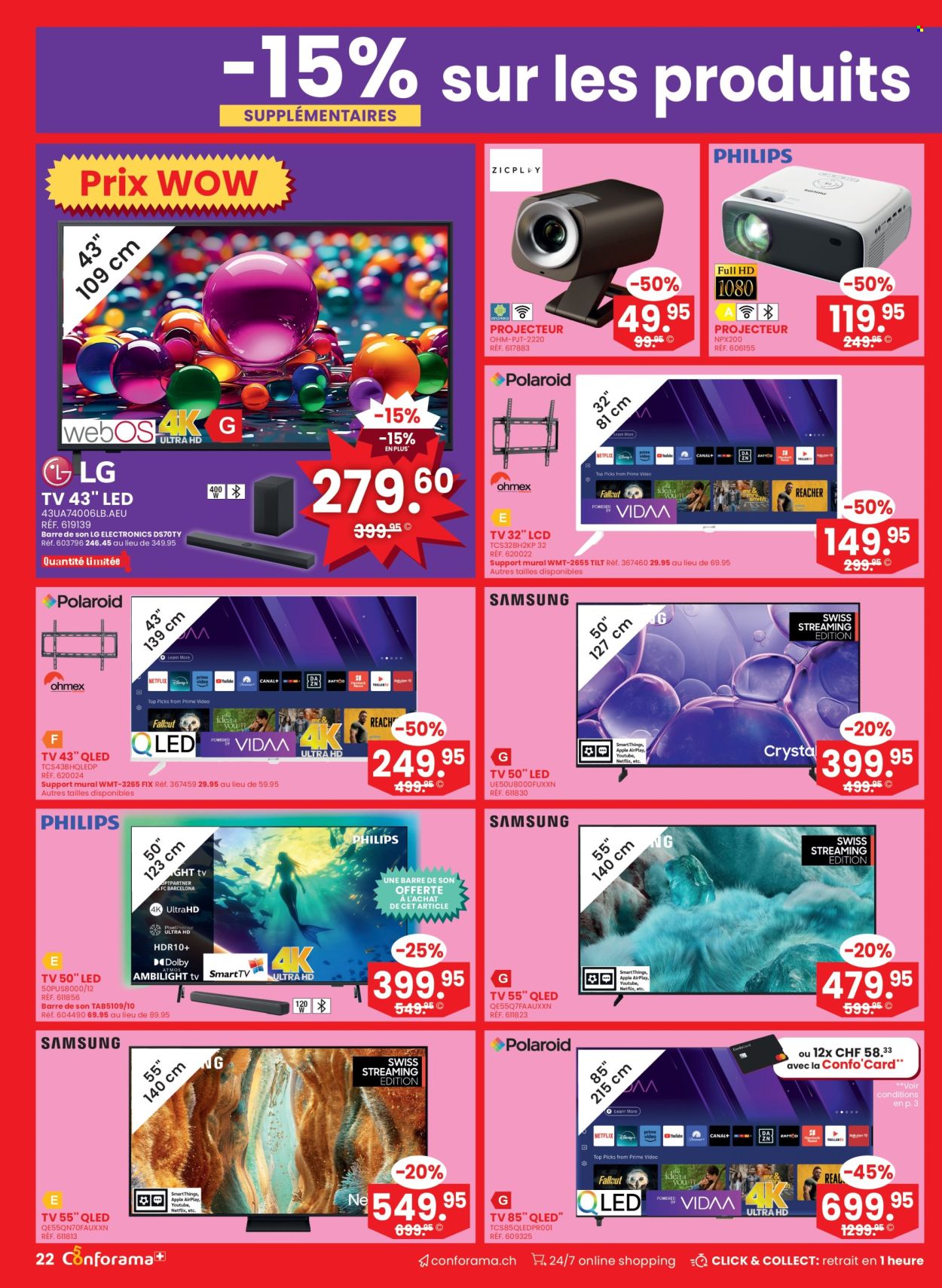 Volantino Conforama - 25.3.2026 - 7.4.2026. Pagina 22