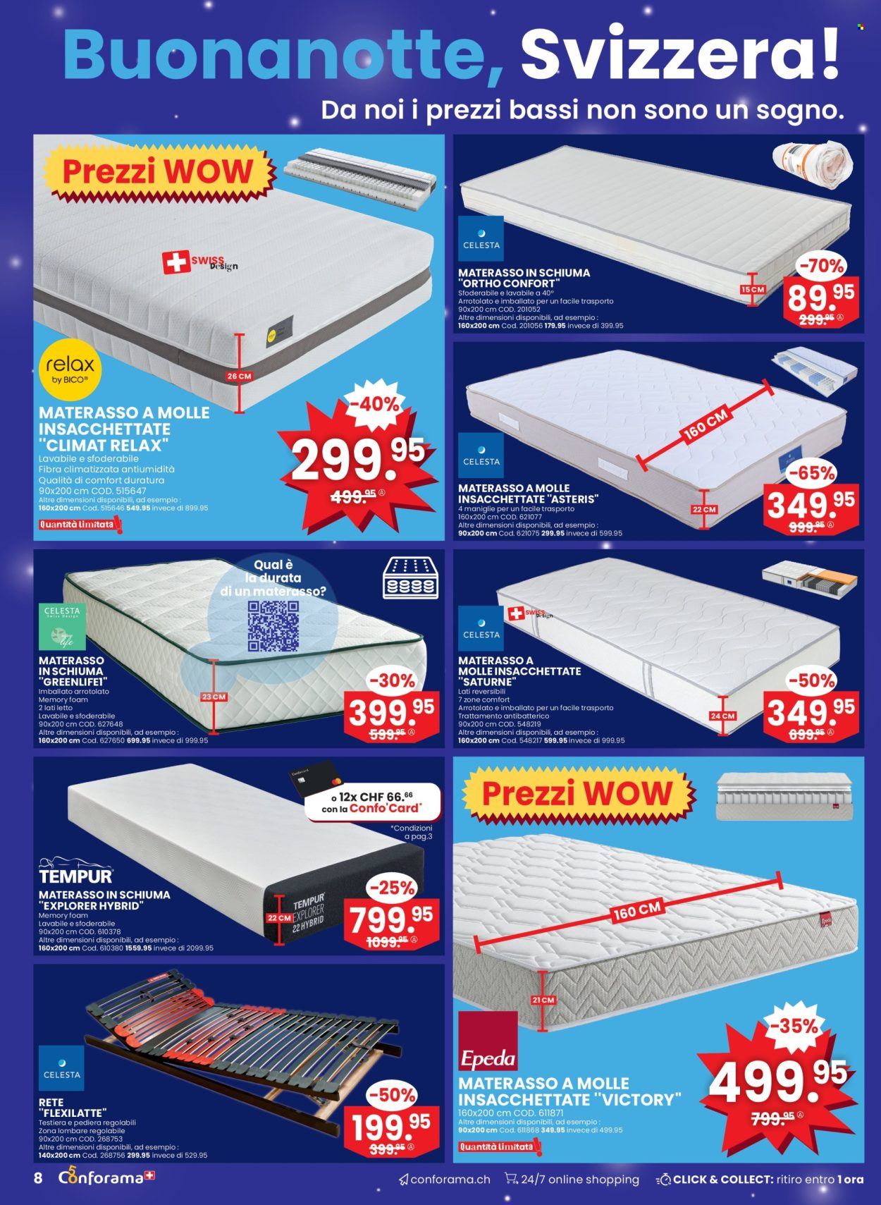 Volantino Conforama - 25.3.2026 - 7.4.2026. Pagina 8