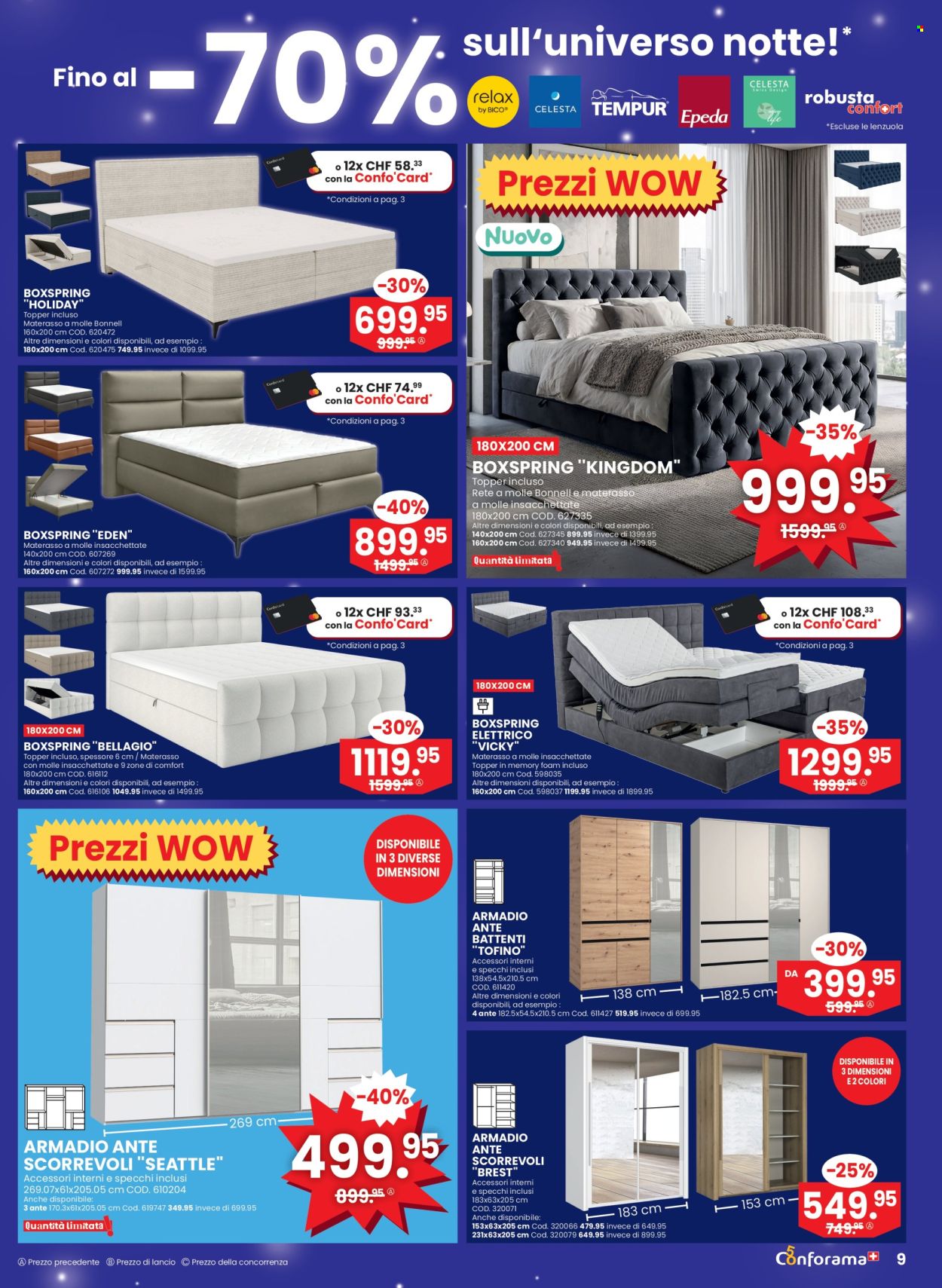 Volantino Conforama - 25.3.2026 - 7.4.2026. Pagina 9