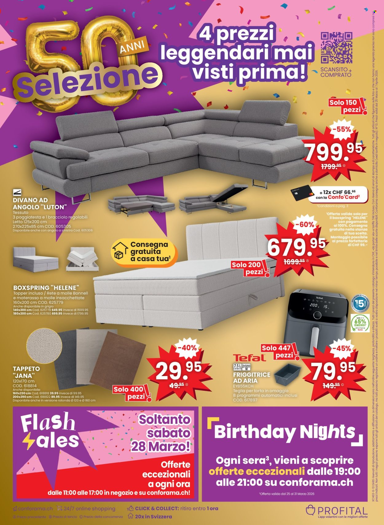 Volantino Conforama - 25.3.2026 - 7.4.2026. Pagina 24