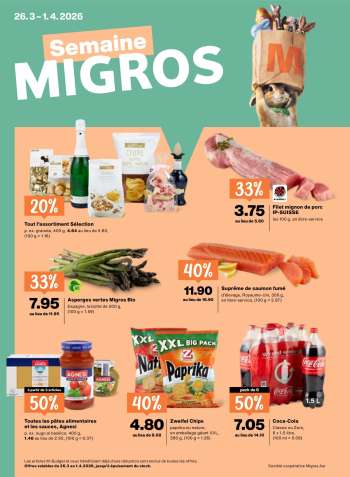 Volantino Migros - 26.3.2026 - 1.4.2026.