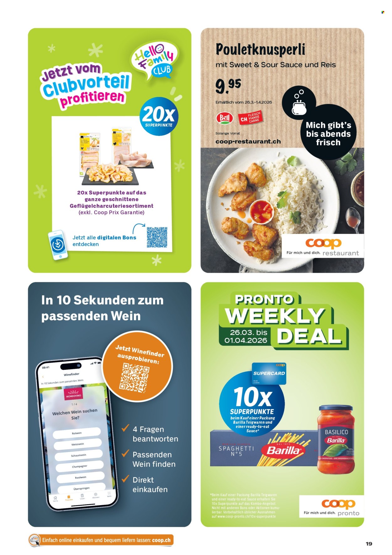 Prospekt Coop - 26.3.2026 - 30.3.2026. Seite 19