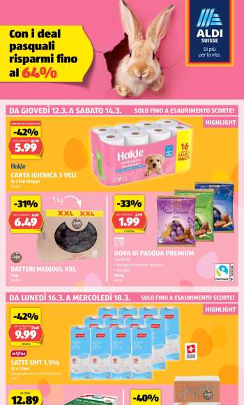 Volantino Aldi - 12.3.2026 - 1.4.2026.