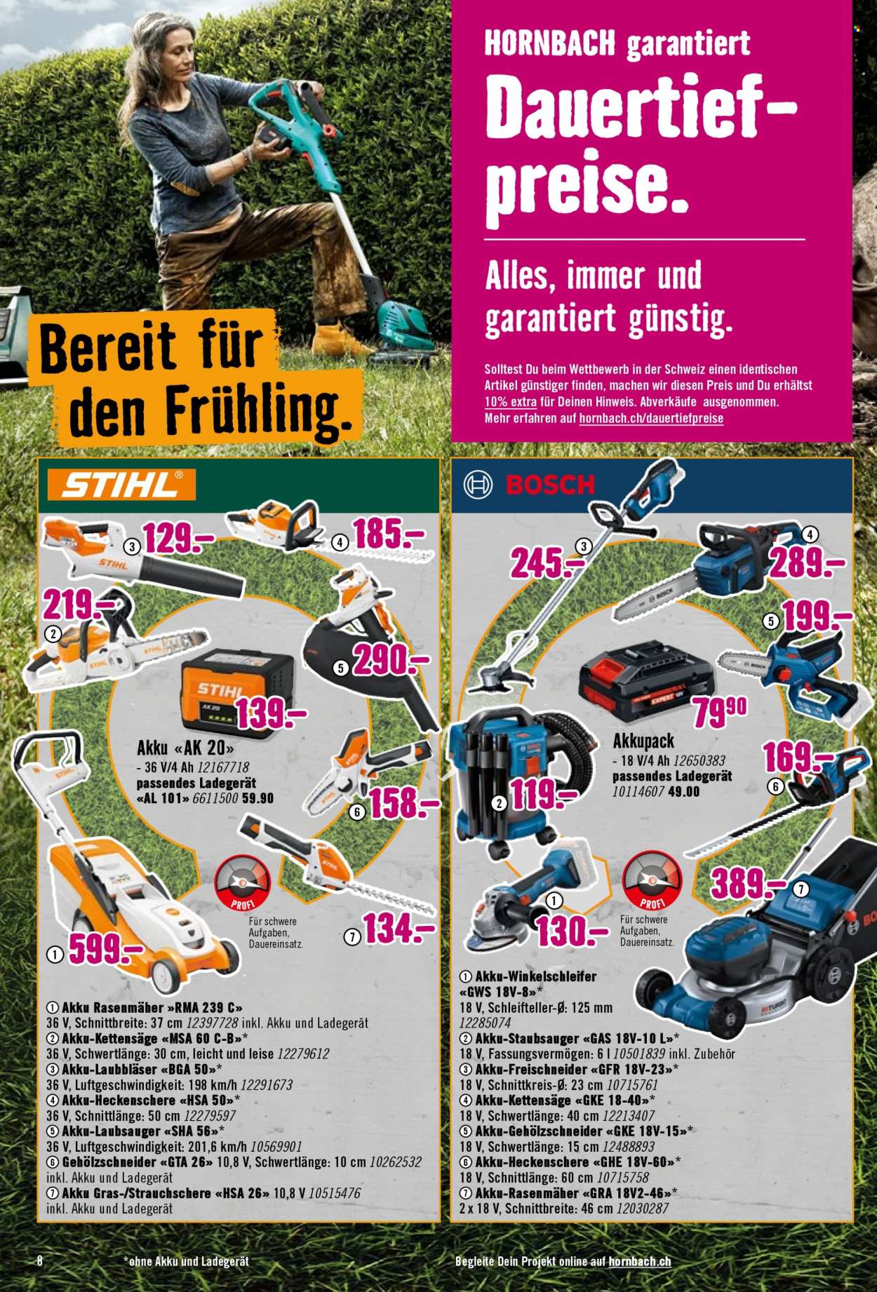 Prospekt Hornbach - 29.3.2026 - 20.4.2026. Seite 8