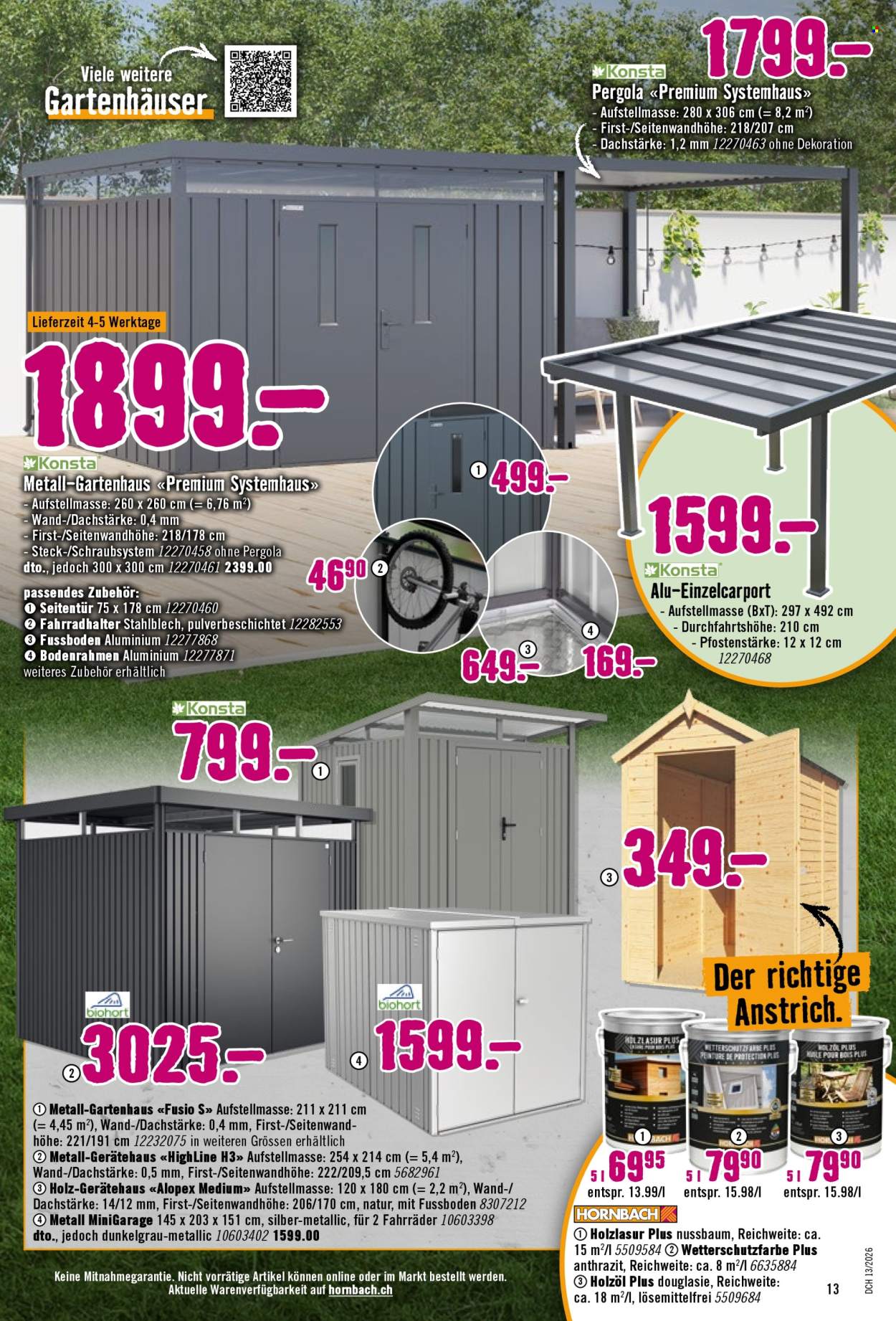 Prospekt Hornbach - 29.3.2026 - 20.4.2026. Seite 13
