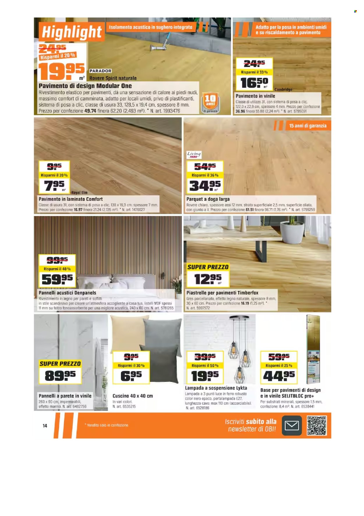 Volantino OBI - 1.4.2026 - 14.4.2026. Pagina 14