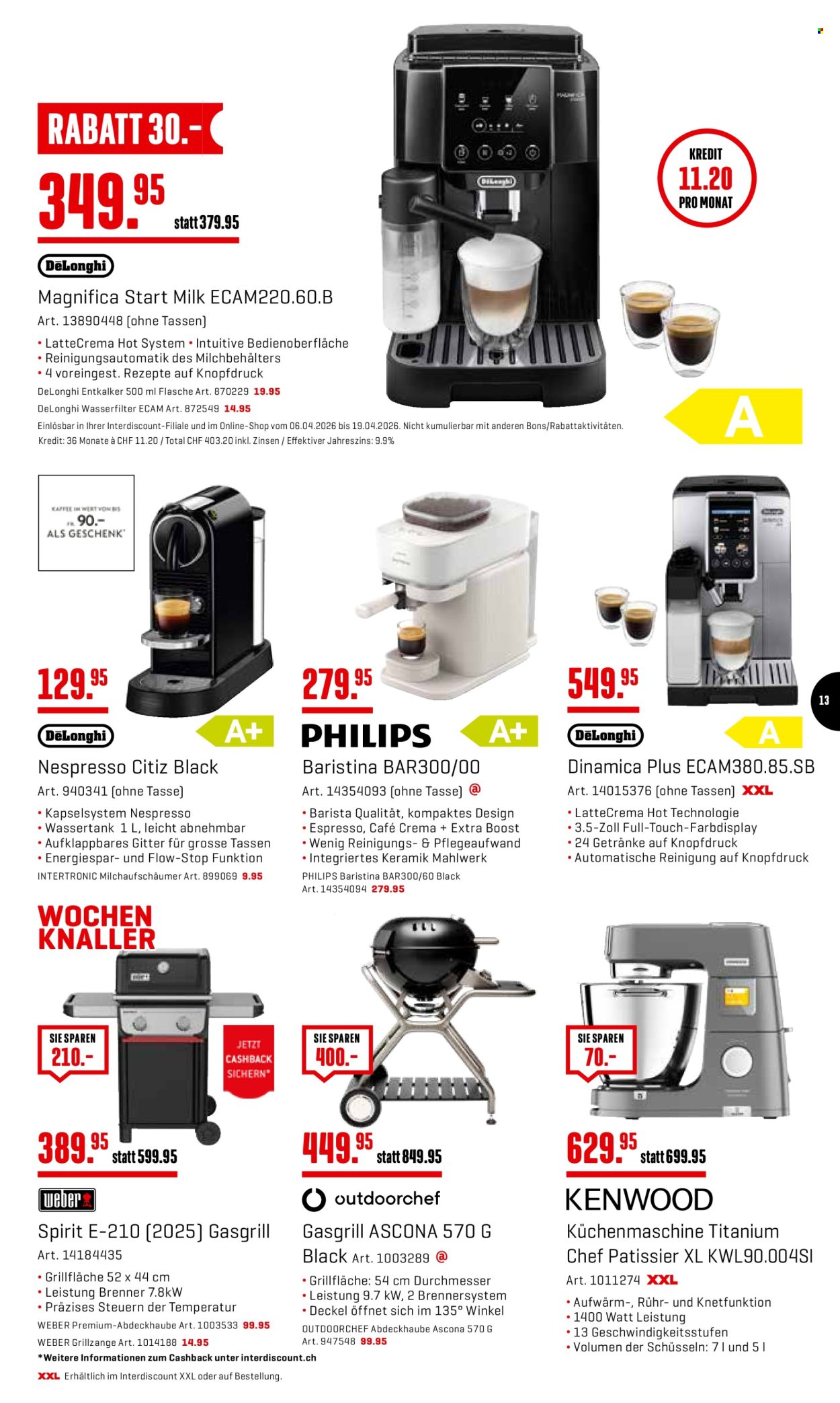 Volantino Interdiscount - 6.4.2026 - 19.4.2026. Pagina 13