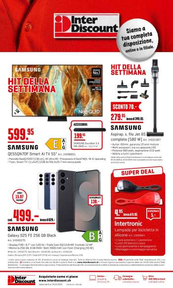 Volantino Interdiscount - 6.4.2026 - 19.4.2026.