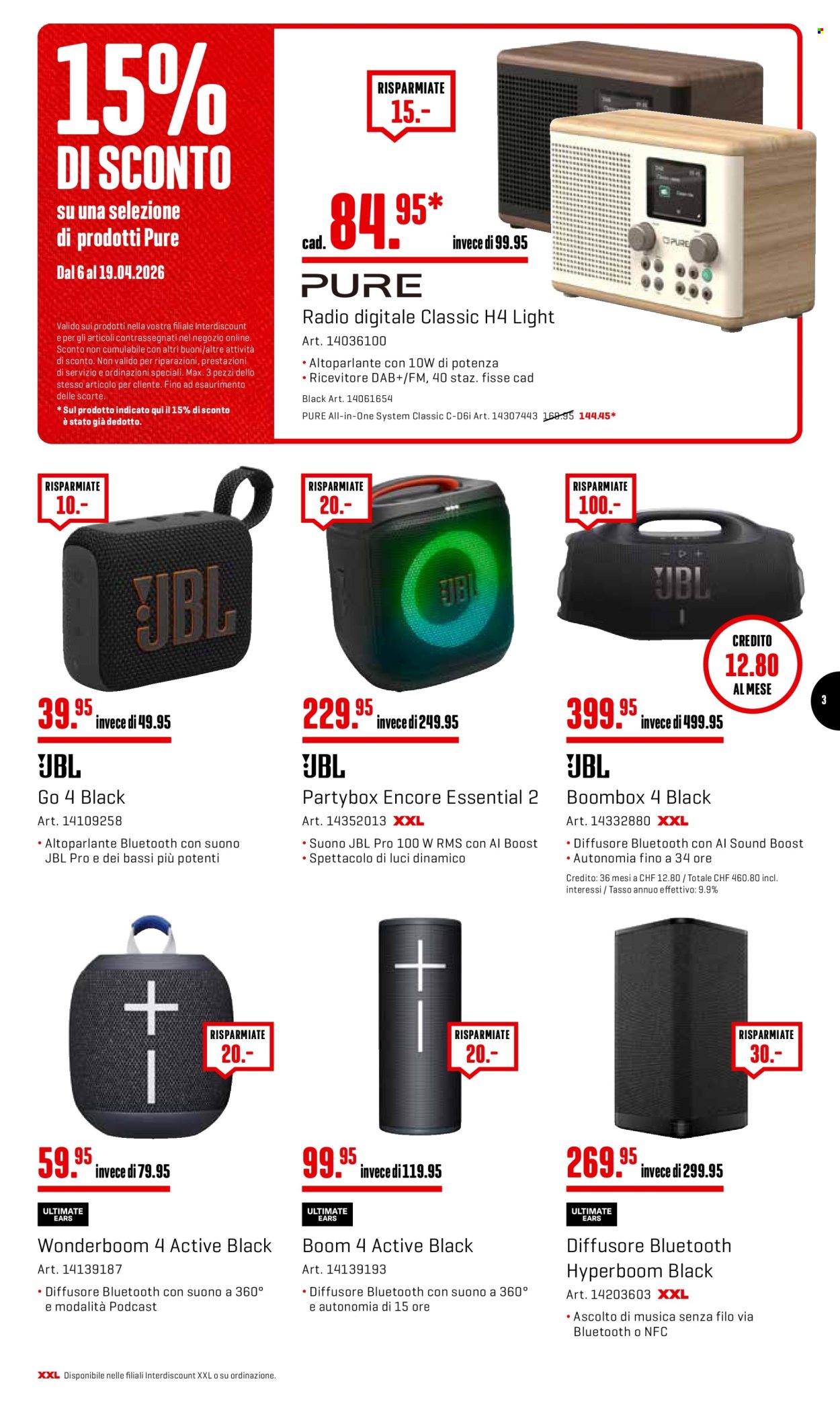 Volantino Interdiscount - 6.4.2026 - 19.4.2026. Pagina 3