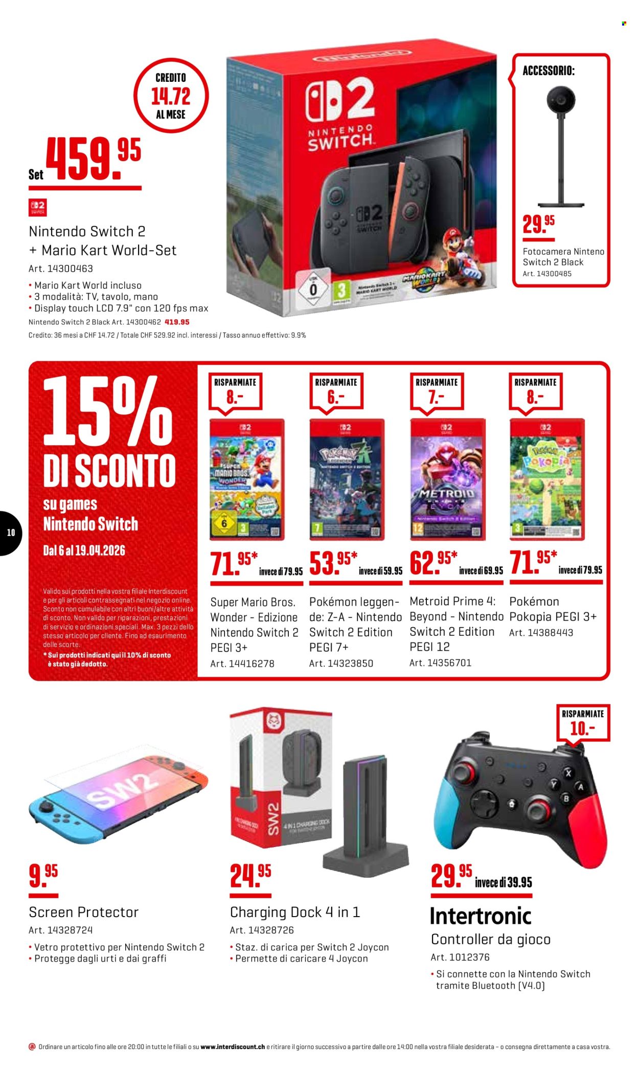 Volantino Interdiscount - 6.4.2026 - 19.4.2026. Pagina 10
