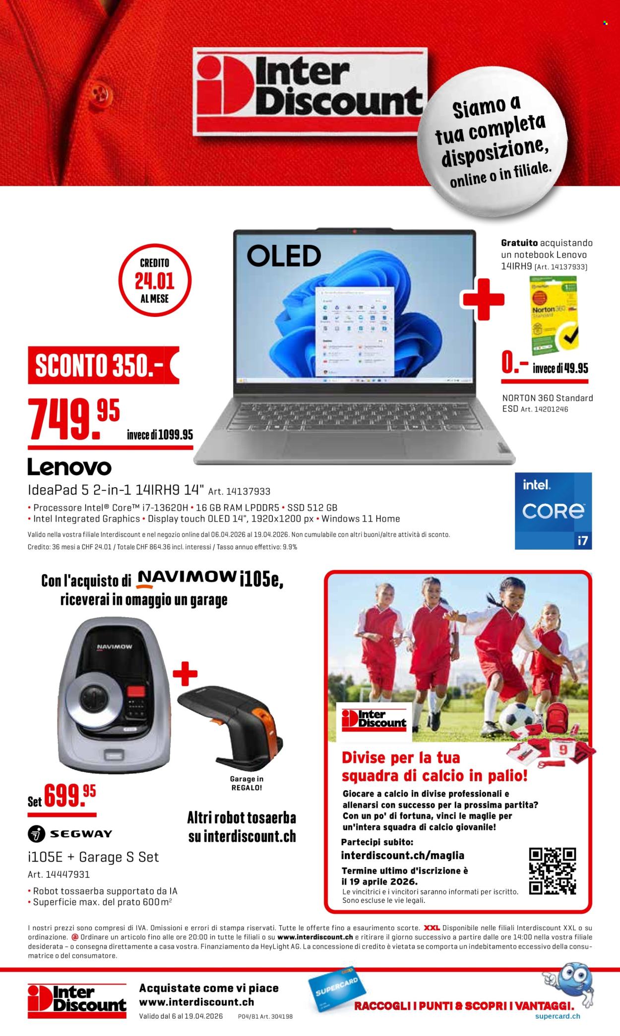 Volantino Interdiscount - 6.4.2026 - 19.4.2026. Pagina 16