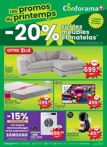 Catalogue Conforama - 8.4.2026 - 21.4.2026.