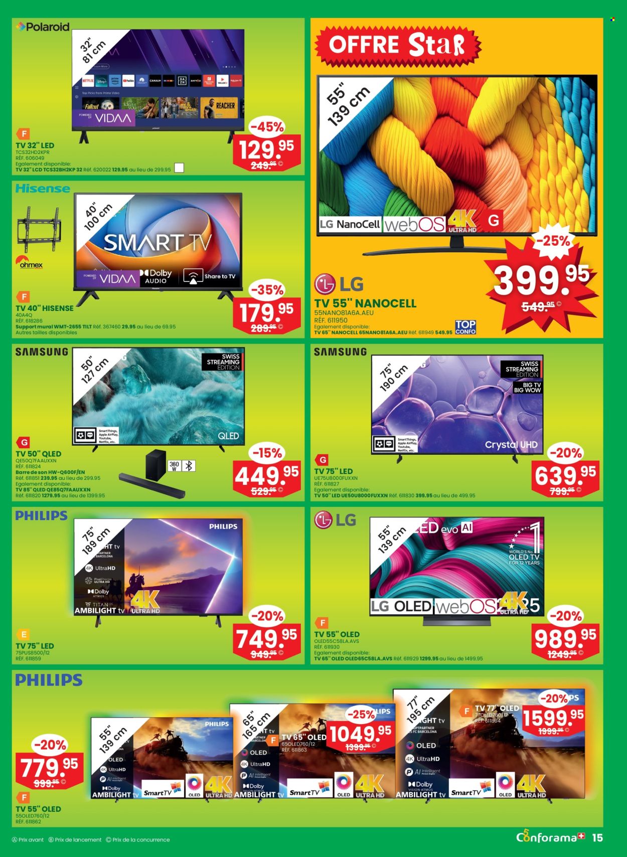 Catalogue Conforama - 8.4.2026 - 21.4.2026. Page 15