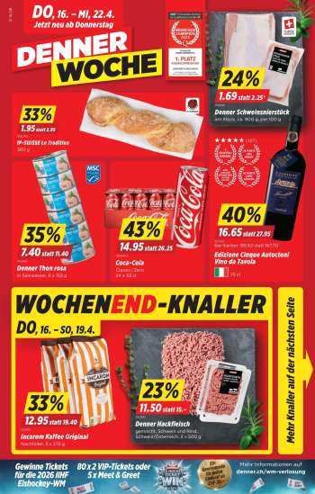 Catalogue Denner - 16.4.2026 - 22.4.2026.