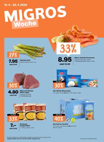 Prospekte Migros - 16.4.2026 - 22.4.2026.