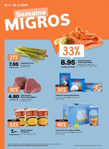 Volantino Migros - 16.4.2026 - 22.4.2026.