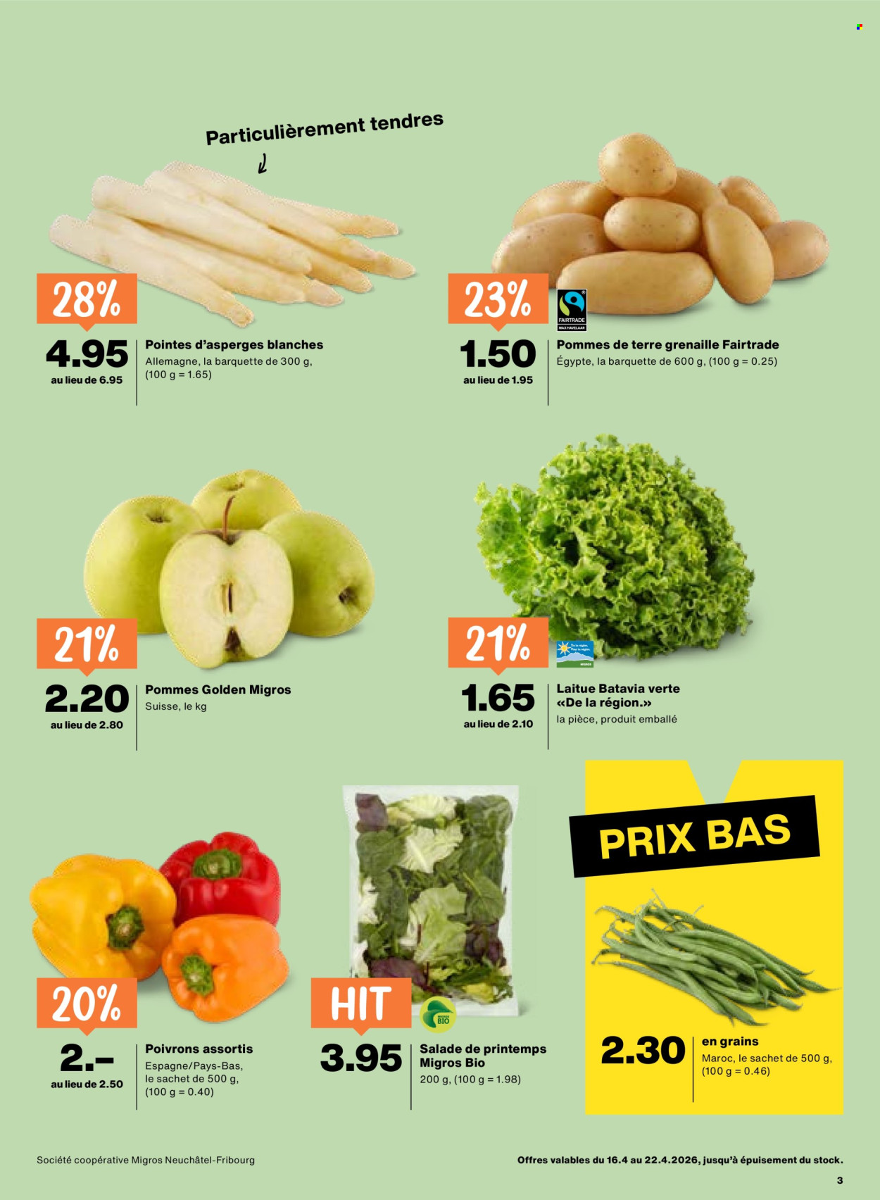 Volantino Migros - 16.4.2026 - 22.4.2026. Pagina 3