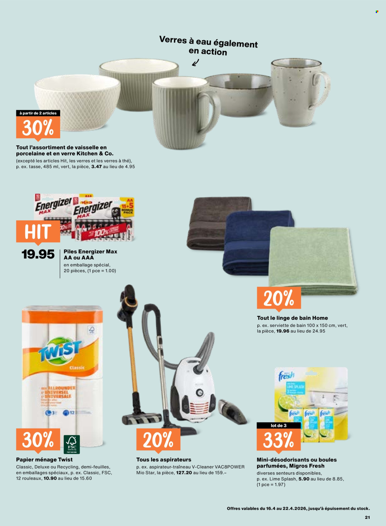 Volantino Migros - 16.4.2026 - 22.4.2026. Pagina 21