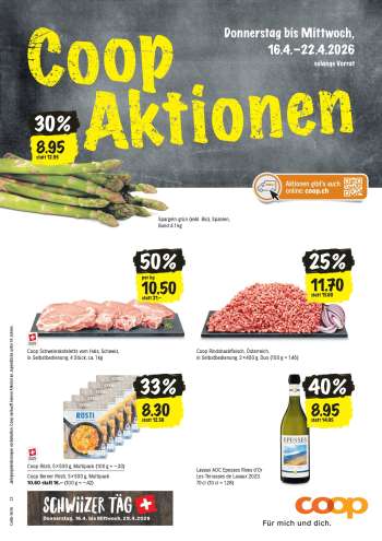 Prospekte Coop - 16.4.2026 - 22.4.2026.