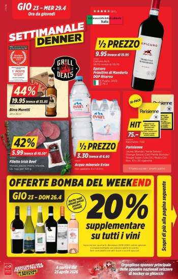 Volantino Denner - 23.4.2026 - 29.4.2026.