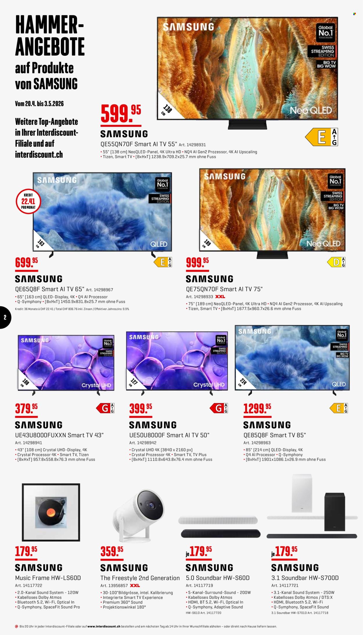 Prospekt Interdiscount - 20.4.2026 - 3.5.2026. Seite 2
