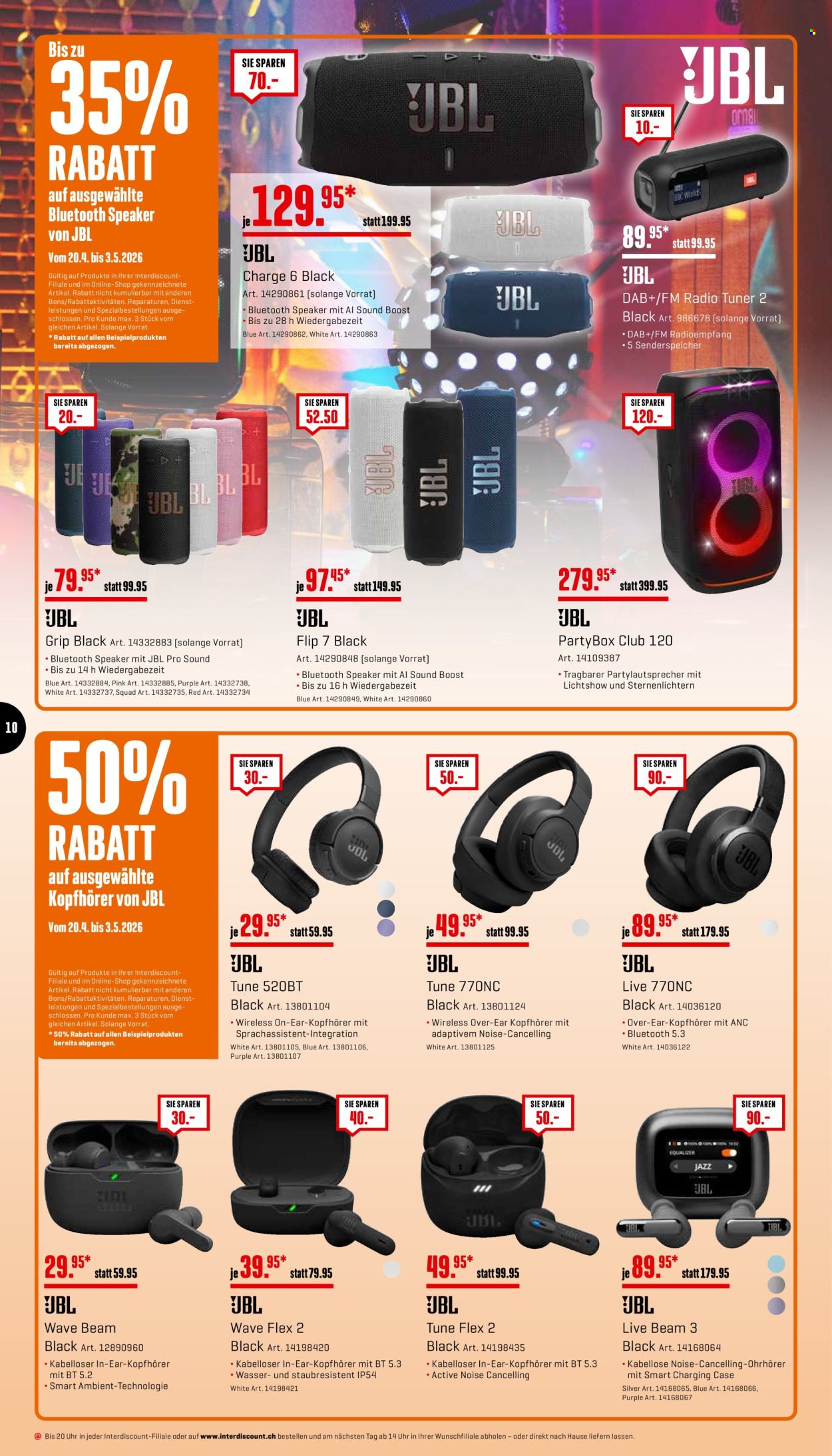 Prospekt Interdiscount - 20.4.2026 - 3.5.2026. Seite 10