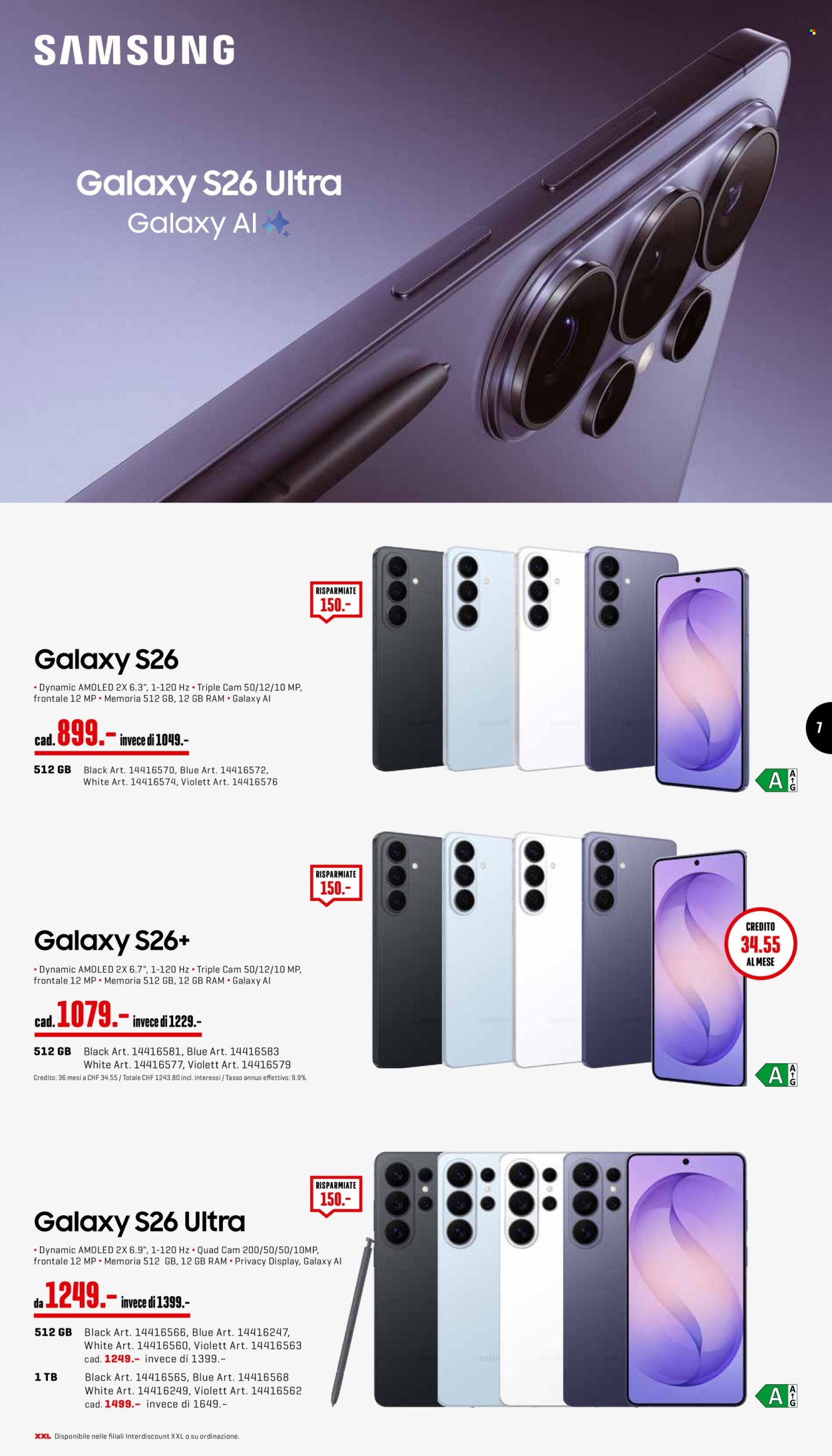 Volantino Interdiscount - 20.4.2026 - 3.5.2026. Pagina 7