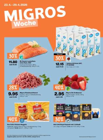 Prospekte Migros - 23.4.2026 - 29.4.2026.