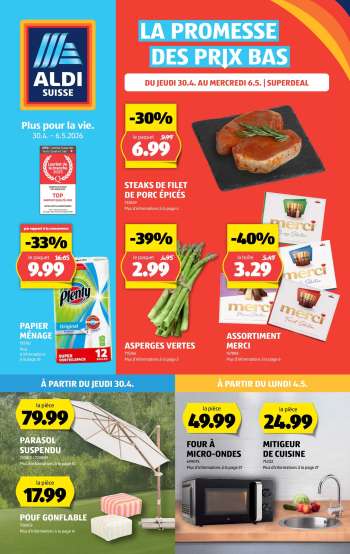 Volantino Aldi - 30.4.2026 - 6.5.2026.