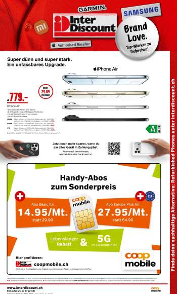 Volantino Interdiscount - 20.4.2026 - 3.5.2026.