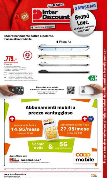 Volantino Interdiscount - 20.4.2026 - 3.5.2026.