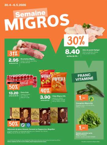 Catalogue Migros - 30.4.2026 - 6.5.2026.