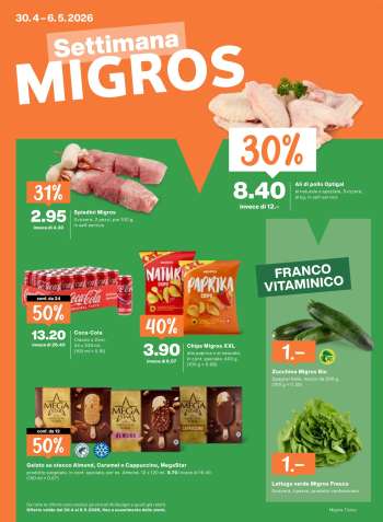 Prospekte Migros - 30.4.2026 - 6.5.2026.