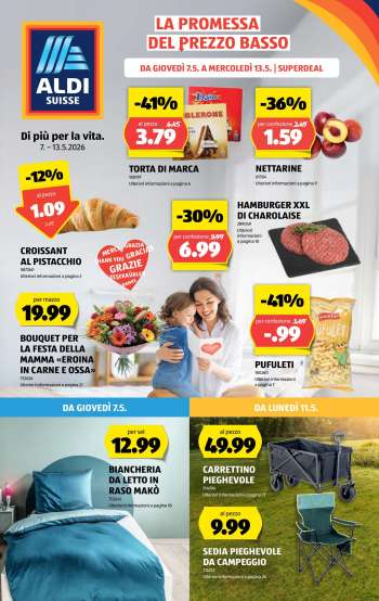 Volantino Aldi - 7.5.2026 - 13.5.2026.