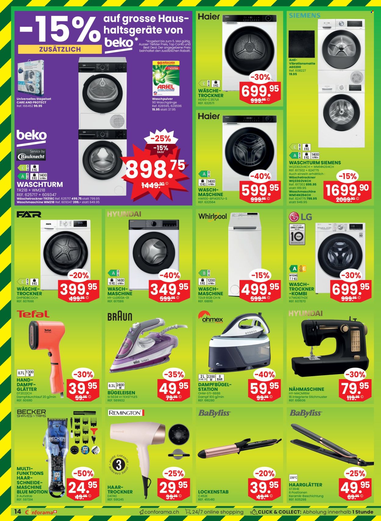Volantino Conforama - 29.4.2026 - 12.5.2026. Pagina 14