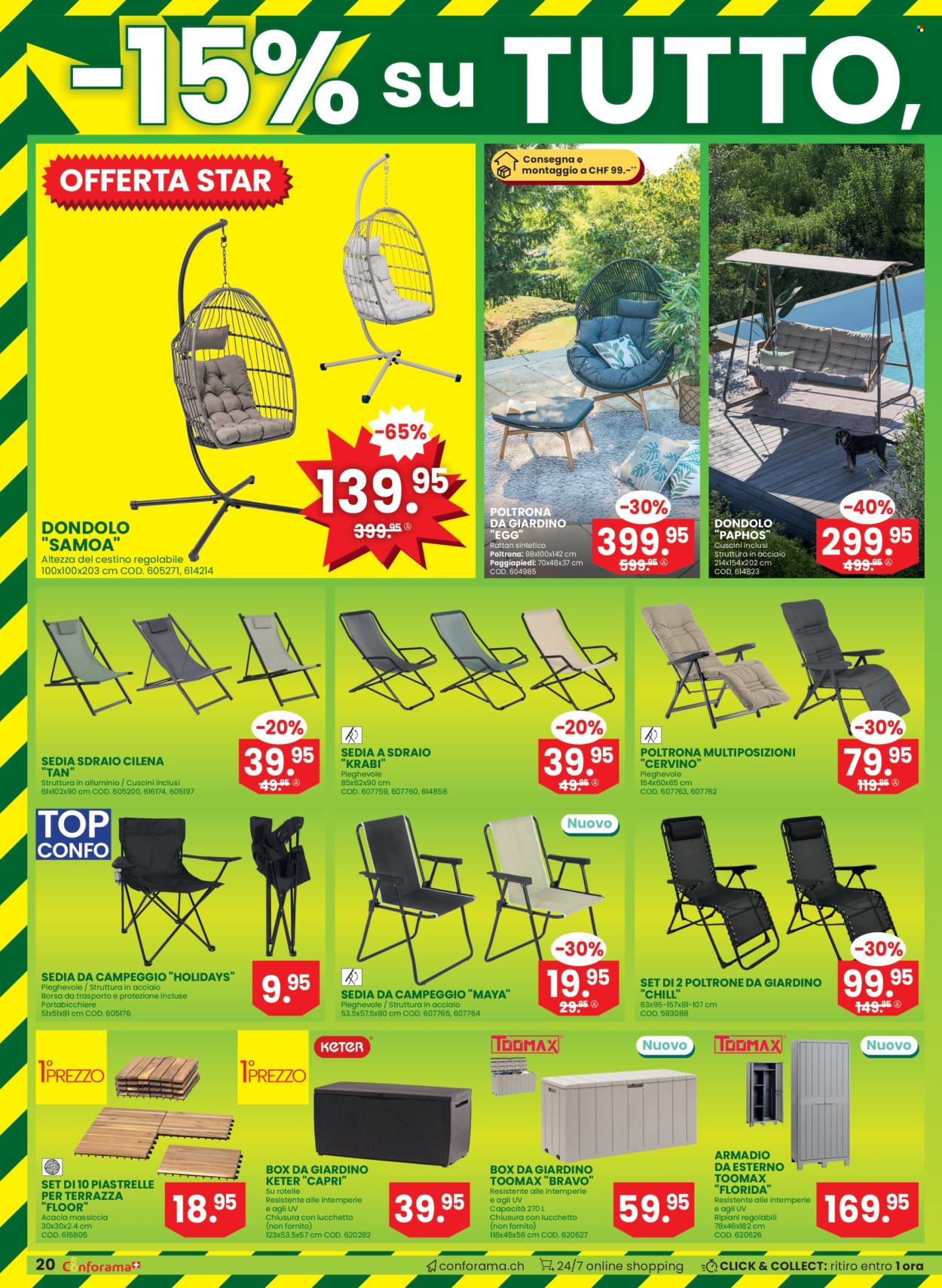 Volantino Conforama - 29.4.2026 - 12.5.2026. Pagina 20