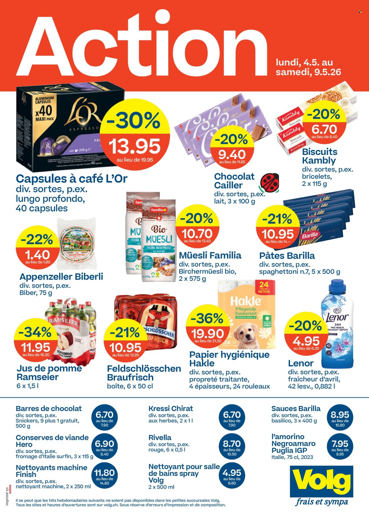 Catalogue Volg - 4.5.2026 - 9.5.2026. Page 1