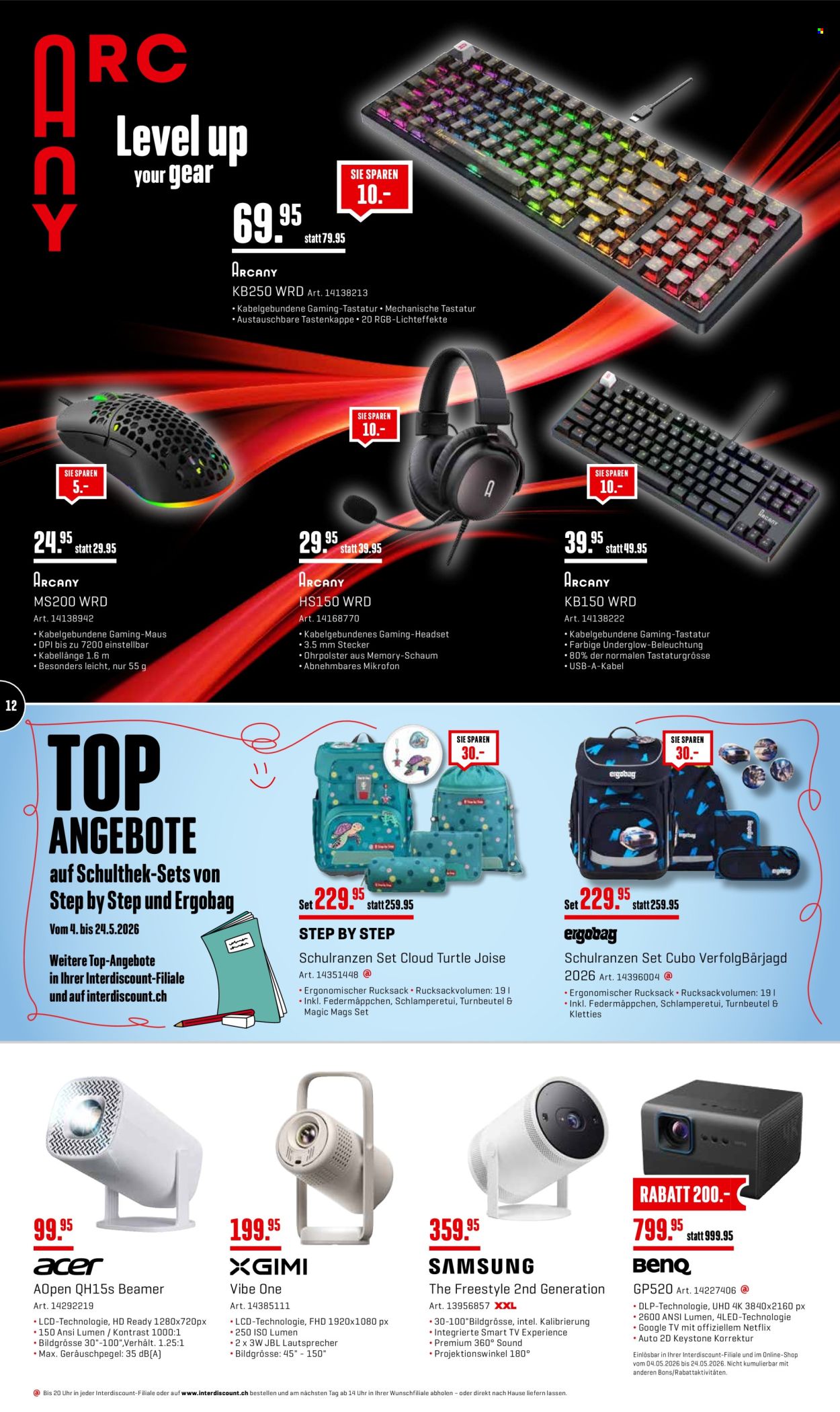 Prospekt Interdiscount - 4.5.2026 - 24.5.2026. Seite 12
