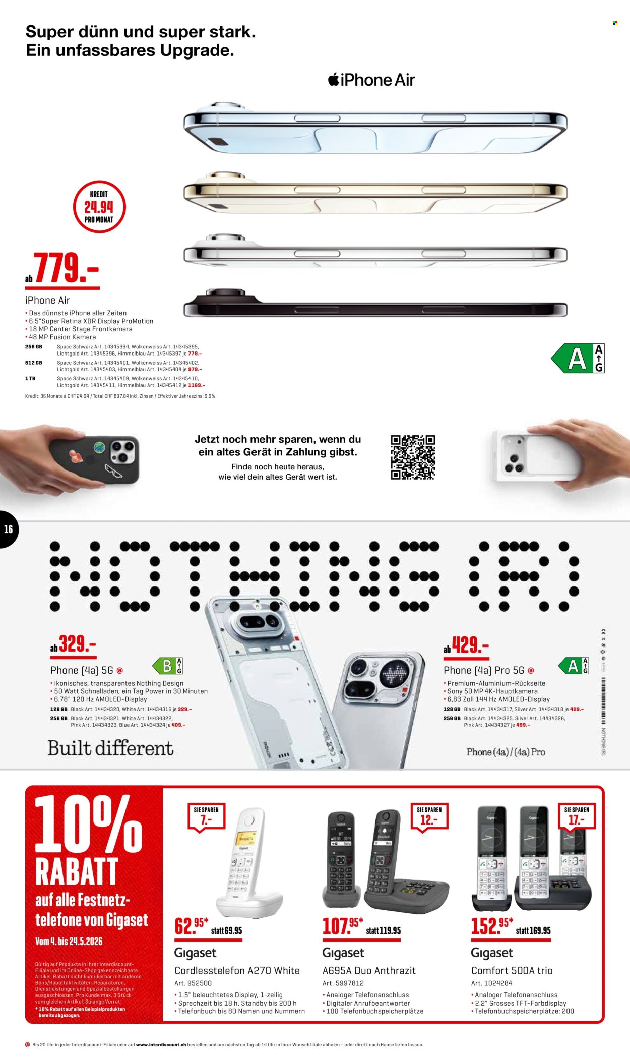 Prospekt Interdiscount - 4.5.2026 - 24.5.2026. Seite 16
