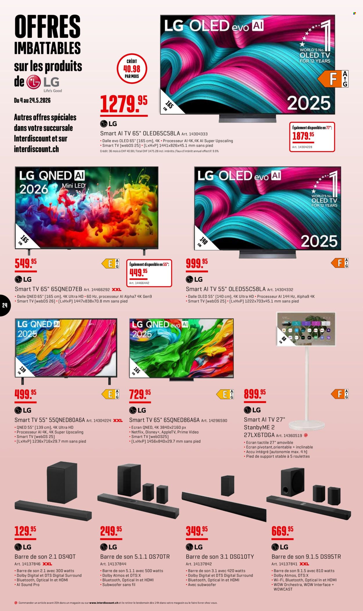 Prospekt Interdiscount - 4.5.2026 - 24.5.2026. Seite 24