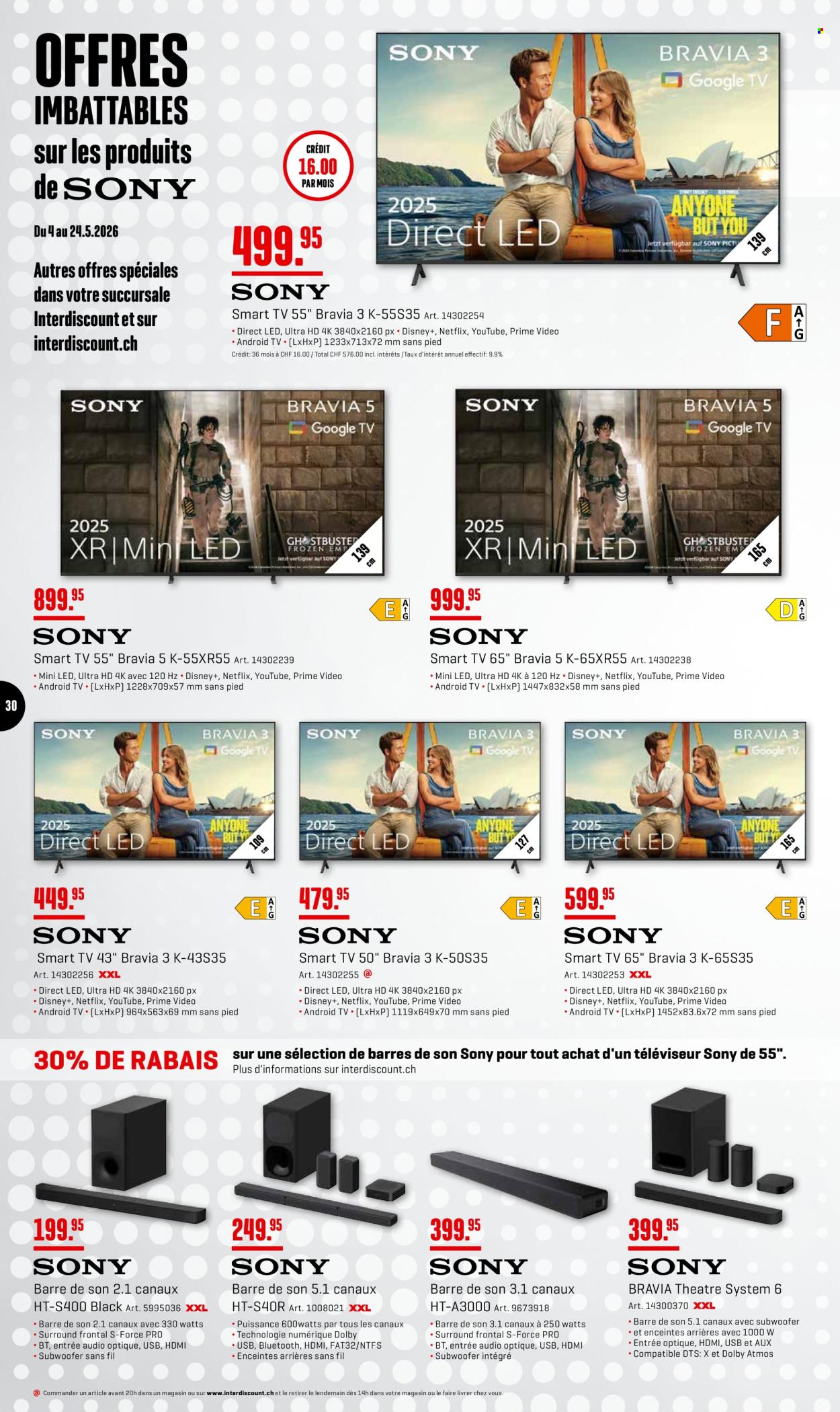 Prospekt Interdiscount - 4.5.2026 - 24.5.2026. Seite 30