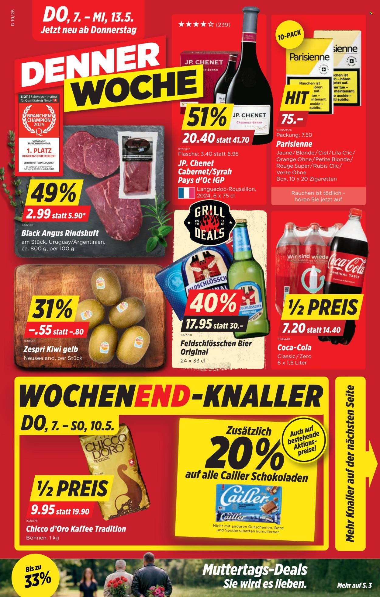 Prospekt Denner - 7.5.2026 - 13.5.2026. Seite 1